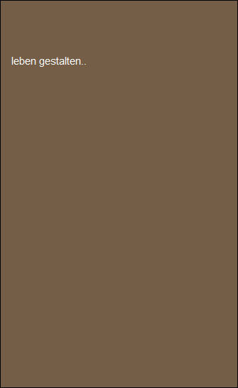 leben gestalten..